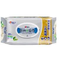 厨房用纸巾吸油吸水纸擦油厨房纸专用【厨房湿巾1包40片】
