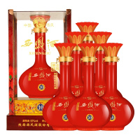 西凤酒金凤展翅10年T10绵柔凤香型白酒52度整箱500ml*6瓶红瓶白酒