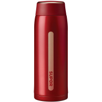 苏泊尔(SUPOR)AIR轻量保温杯380ml男女士学生简约便携大容量不锈钢水杯子茶杯KC38CR10