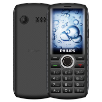 飞利浦(PHILIPS) E288S 曜石黑 智能老人手机 移动联通双4G 充电宝老人机 超长待机 学生备用老年手机
