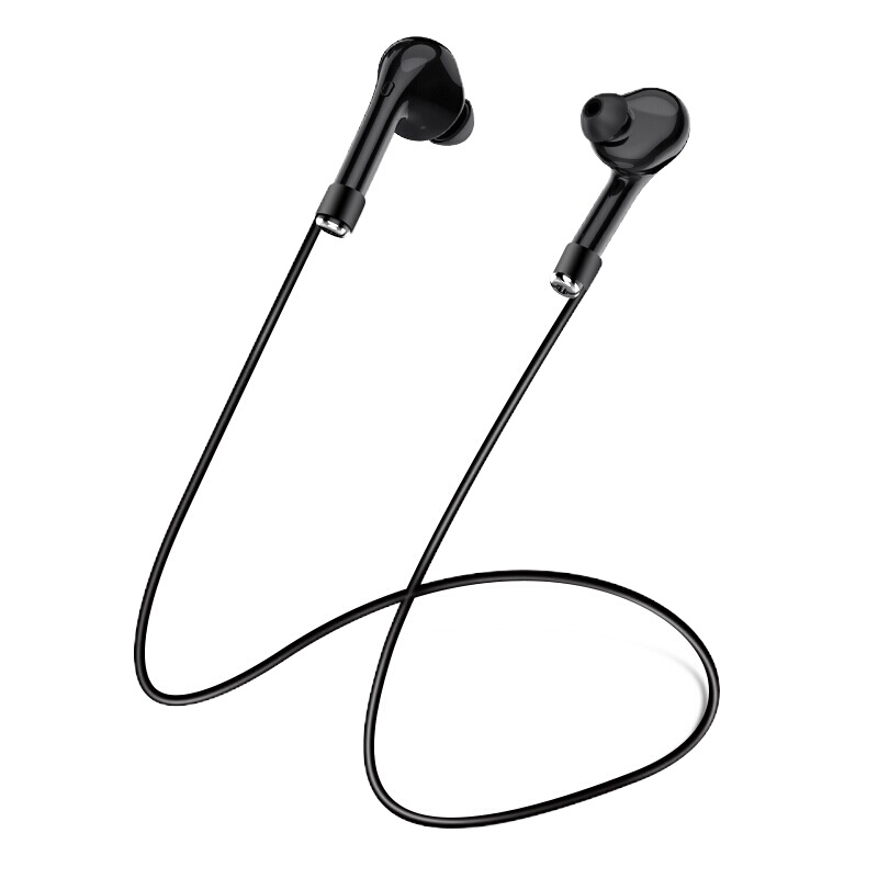 ESCASE AirPods pro/2/1代耳机防丢绳 真无线蓝牙耳机后绕式颈挂绳华为FreeBuds/FlyP 黑色