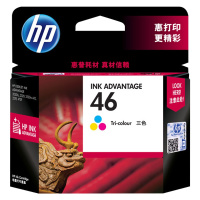 惠普(HP)46彩色墨盒 适用hp deskjet 2020hc/2520hc/2529/2029/4729 打印机