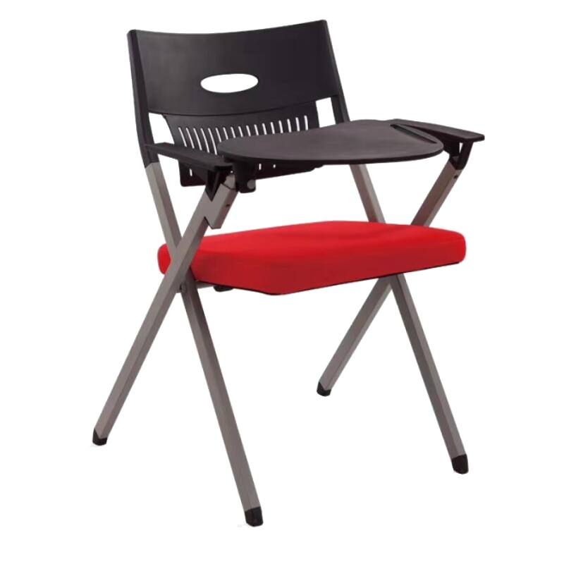 培训椅折叠会议椅带桌板加厚带写字板会议室靠背椅