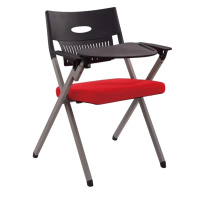 培训椅折叠会议椅带桌板加厚带写字板会议室靠背椅