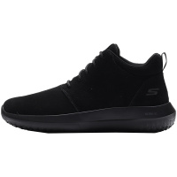【自营】SKECHERS斯凯奇男鞋休闲鞋中帮保暖轻便运动鞋18536 18536/BBK全黑色