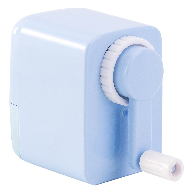 得力 学生可自动进笔卷笔刀削笔机 蓝色 5个装 71158