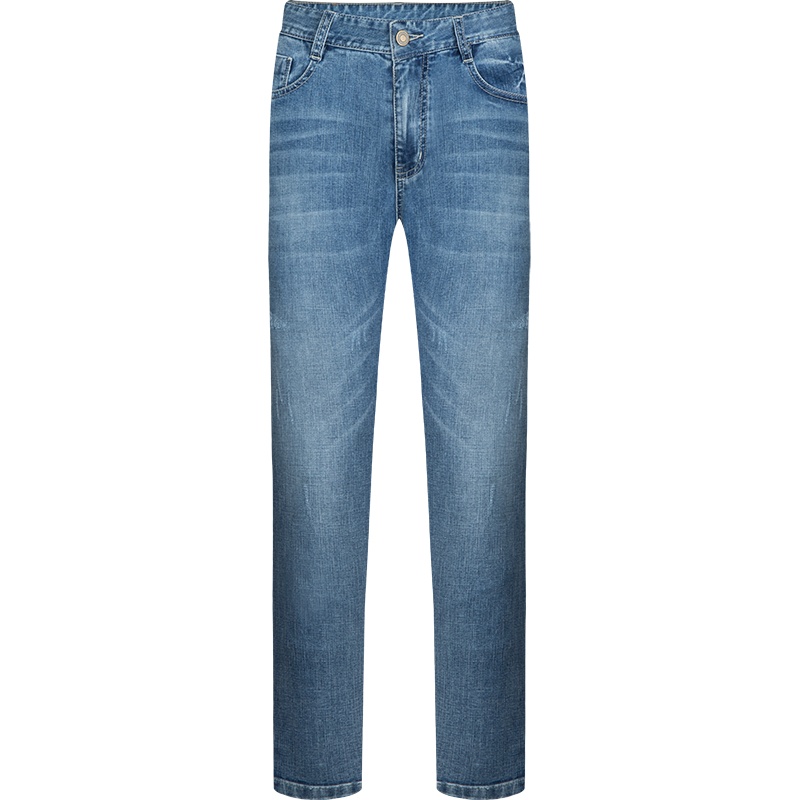 柒牌SEVEN男士牛仔裤2020夏季新款男装青年百搭裤子直筒潮流九分裤男