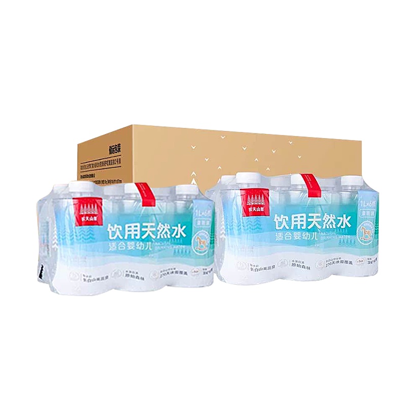 农夫山泉饮用天然水 婴儿水 母婴水 1L*6*2包量贩装