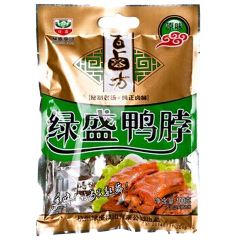 绿盛百卤坊原味鸭脖100g