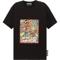 VERSACE JEANS COUTURE 范思哲 男士 棉质圆领短袖T恤B3GVB7KE 30327