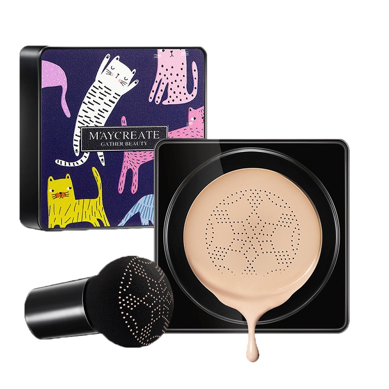 健美创研抖音同款小蘑菇头气垫BB霜持久遮瑕保湿不脱妆粉底液