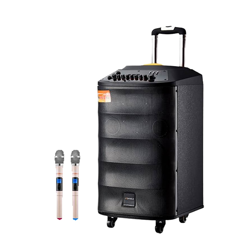 山水(SANSUI) 12寸户外大功能拉杆音响 便携式蓝牙重低音音响 单个装