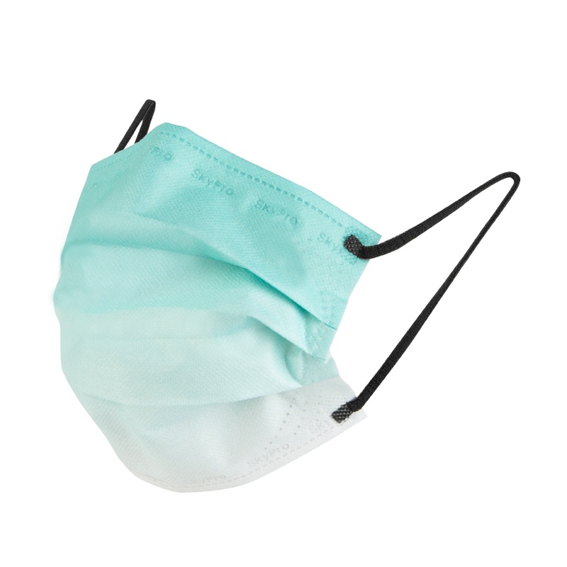 SKYPRO【遇见敦煌】联名口罩渐变彩色结合口罩【泉映鸣山】成人口罩 非独立装三层含熔喷布古典艺术之美