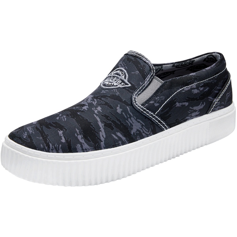 Dickies乐福鞋男夏季新款老北京布鞋男休闲鞋潮百搭一脚蹬懒人鞋DK006793