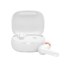 JBL真无线智能降噪蓝牙耳机LIVE PRO+炫光豆游戏音乐通话带麦耳机白色