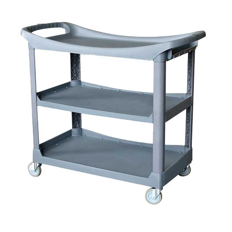 北奥（Beao）UP-003H 豪华餐盘多功能手推餐盘收集车 灰色小号