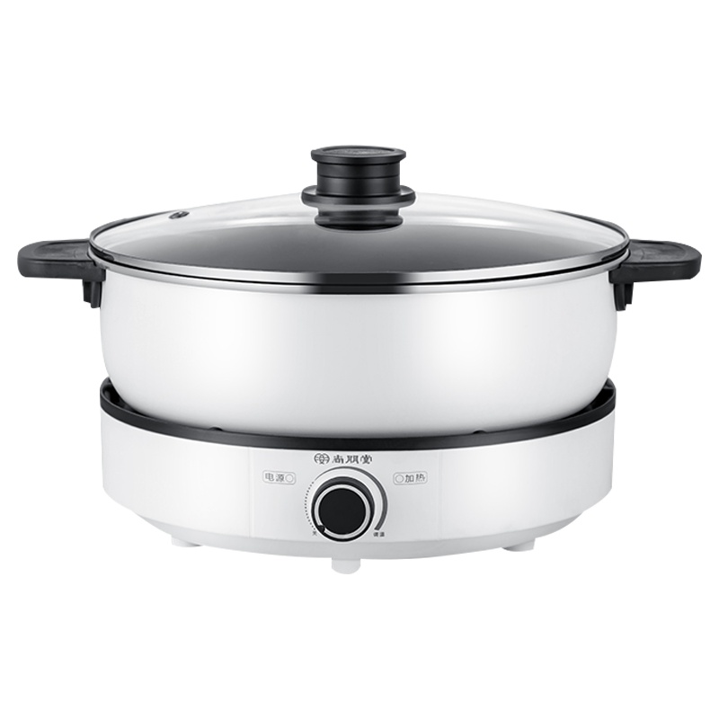 尚朋堂VH150A50电火锅不粘锅 旋钮控温 分体式设计 大容量