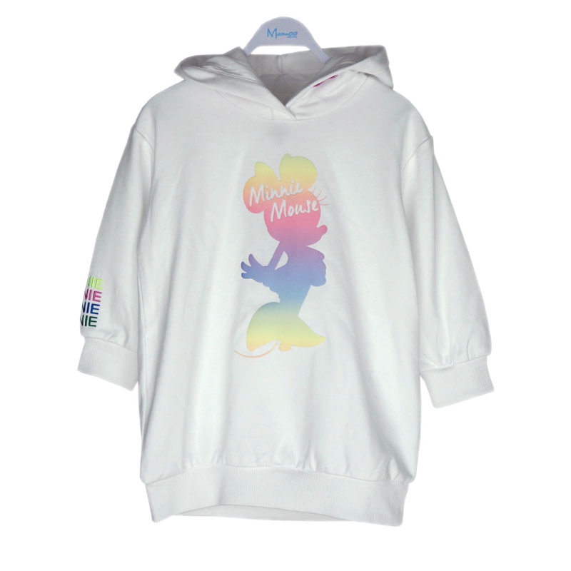 Moomoo/莫莫童装790622女童2020春装新款迪士尼米妮卡通长款卫衣
