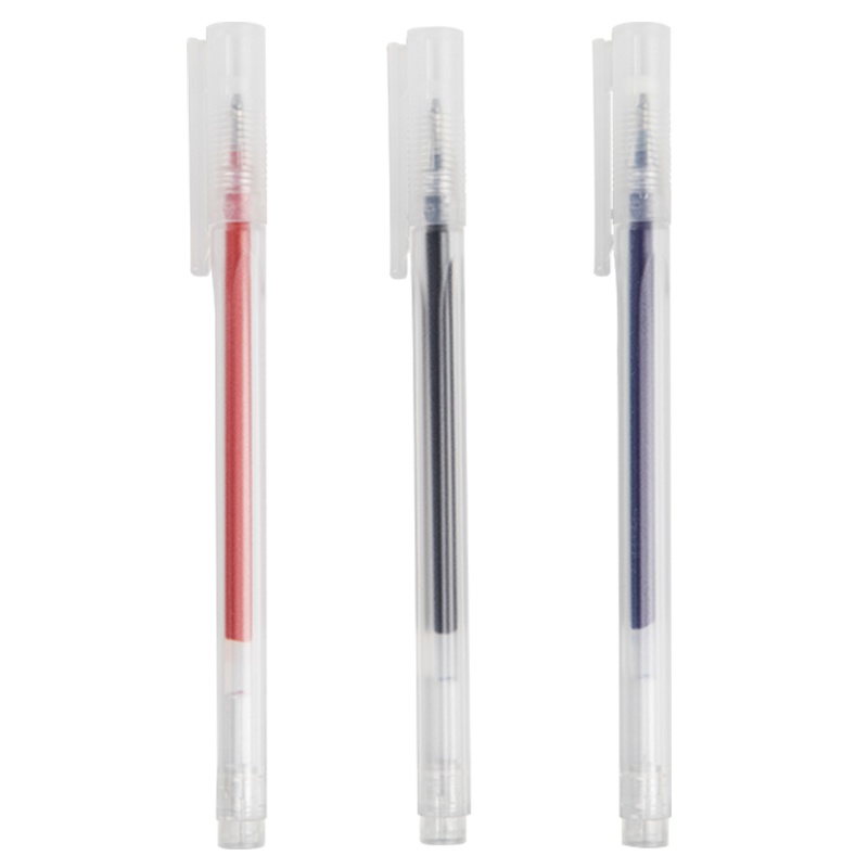 苏宁极物 磨砂直杆三角中性笔