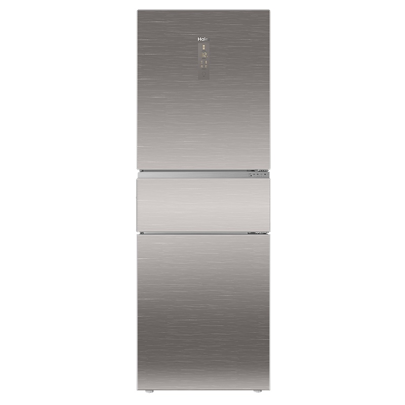 海尔(Haier)306升 三门冰箱 1级能效 干湿分储 变频无霜 全温区变温 家用点冰箱 BCD-306WDGRU1