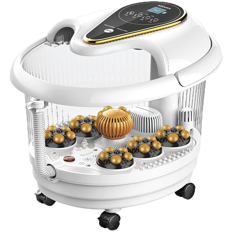 康佳(KONKA)足浴盆KZ-ZY15恒温加热洗脚器自动按摩舒适家用足疗养生太极轮按摩宿舍足浴桶