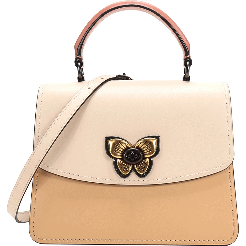 COACH 蔻驰 奢侈品 女士PARKER系列牛皮手提单肩斜挎包 69605