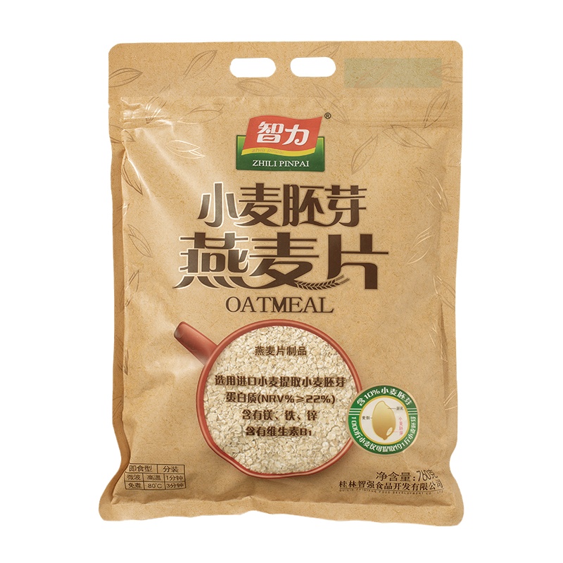 智力小麦胚芽燕麦片760g