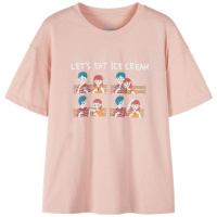 【满198减100预估价：33】森马短袖T恤女夏季ins潮卡通可爱插画上衣印花显瘦潮舒适T恤甜美