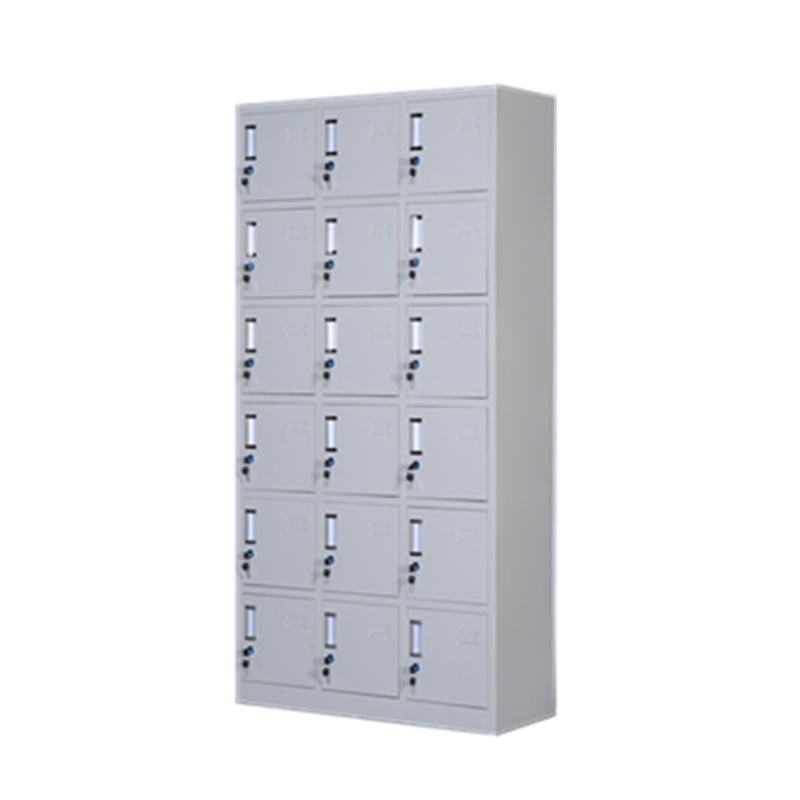 豫亨 办公家具十五门更衣柜铁皮柜储物柜浴室衣柜员工衣柜储物柜铁皮带锁储存柜健身房更衣柜室宿舍衣柜