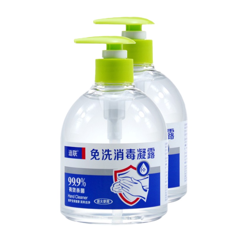 迪联 免洗洗手液 按压 500ml/瓶