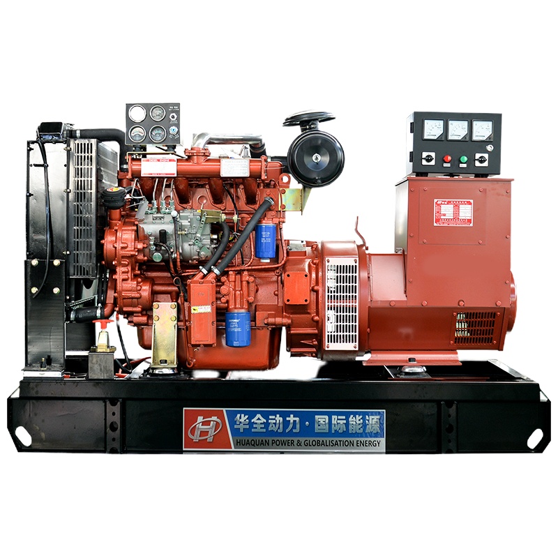 华全柴油发电机组50kw 双电源ATS自动化控制柴油发电机 全铜无刷免维护永磁柴油发电机组 小型50千瓦三相水冷发电机组