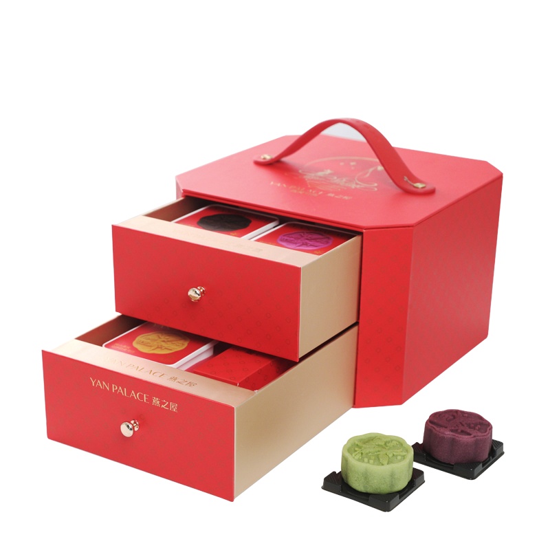 燕之屋桃山燕窝月饼中秋 送礼榛果巧克力金沙奶黄多口味60g*6枚