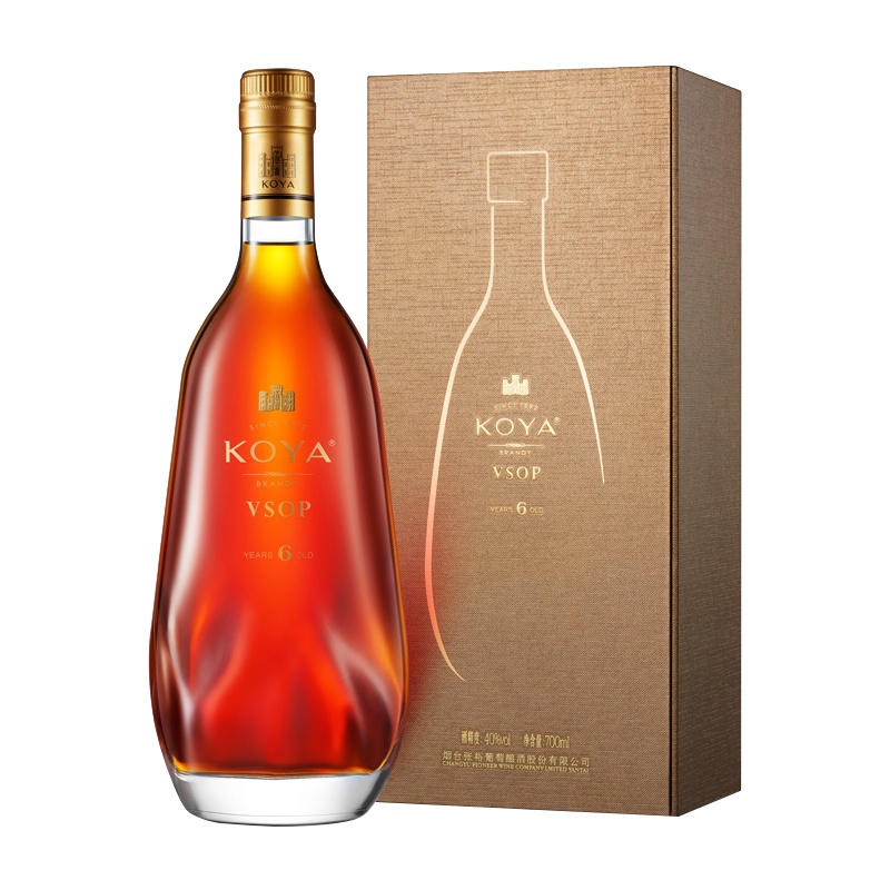 张裕桶藏6年可雅VSOP白兰地 700ml 礼盒装