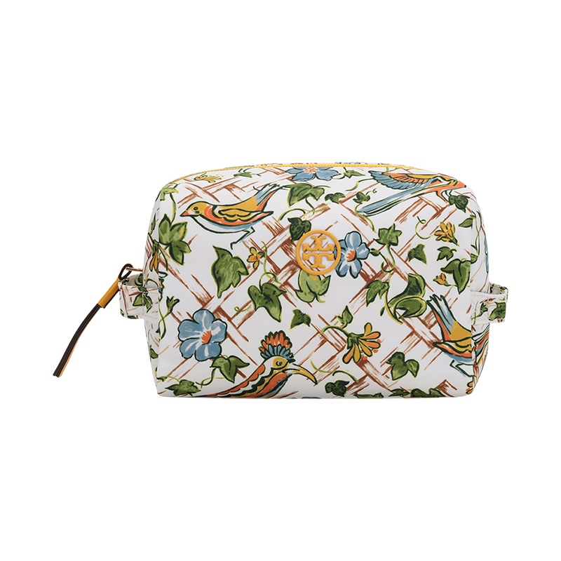 托里·伯奇 TORY BURCH 奢侈品 TB女包 PIPER系列 织物手提化妆包大号 82243