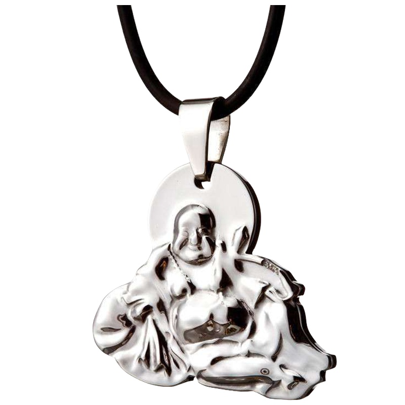 梦克拉 Mkela 钨金吊坠 慈悲大弥勒 经典复古 佛