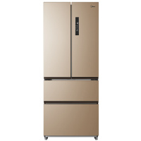 美的（Midea）BCD-421WTPM(E)对开门家用变频无霜 铂金净味精细分储大容量双开门电冰箱