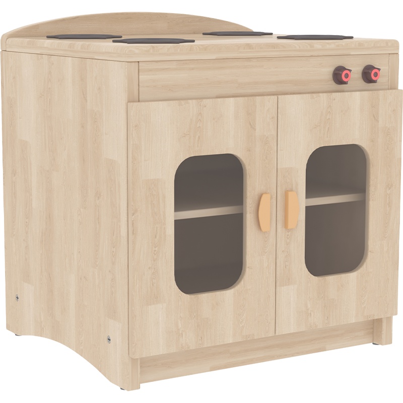 小女孩女童过家家木质仿真厨房游戏玩具儿童宝宝落地灶台厨具幼儿早教