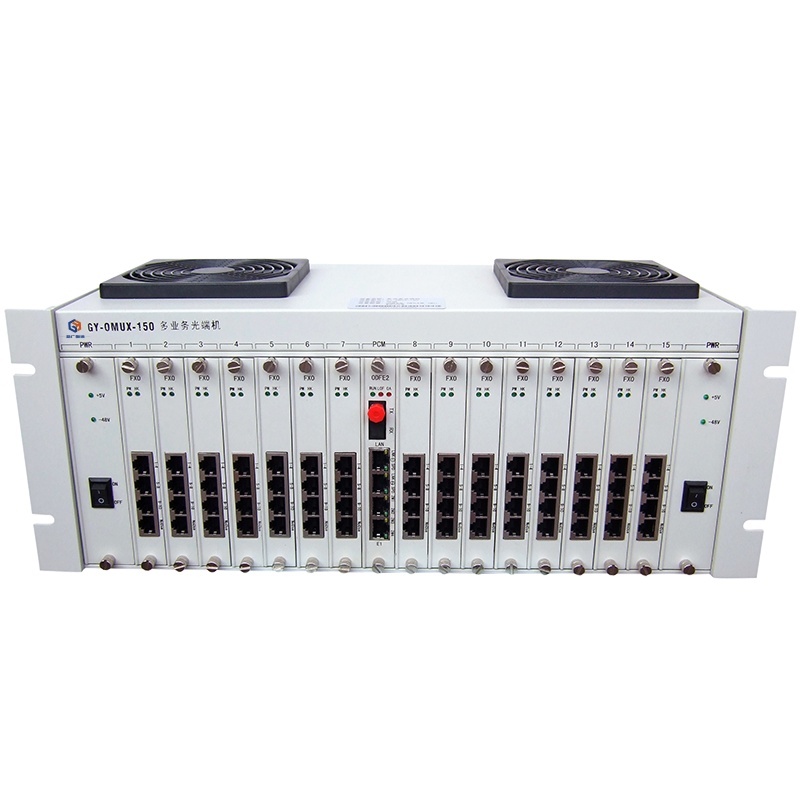 新广邮通(guangyou) GY-OMUX-150 2路E1+2路以太网+150路磁石 1.25G多业务光端机
