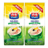 西麦 有机燕麦770g*2袋 营养谷物早餐 即食冲饮无蔗糖冲饮麦片