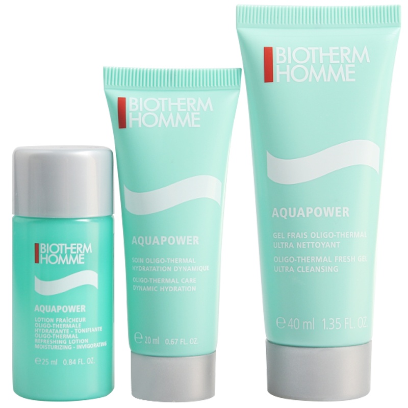 碧欧泉(BIOTHERM)男士水润3件套（男士水动力爽肤水25ml+男士水动力洁面膏40ml+男士水动力保湿乳20ml)