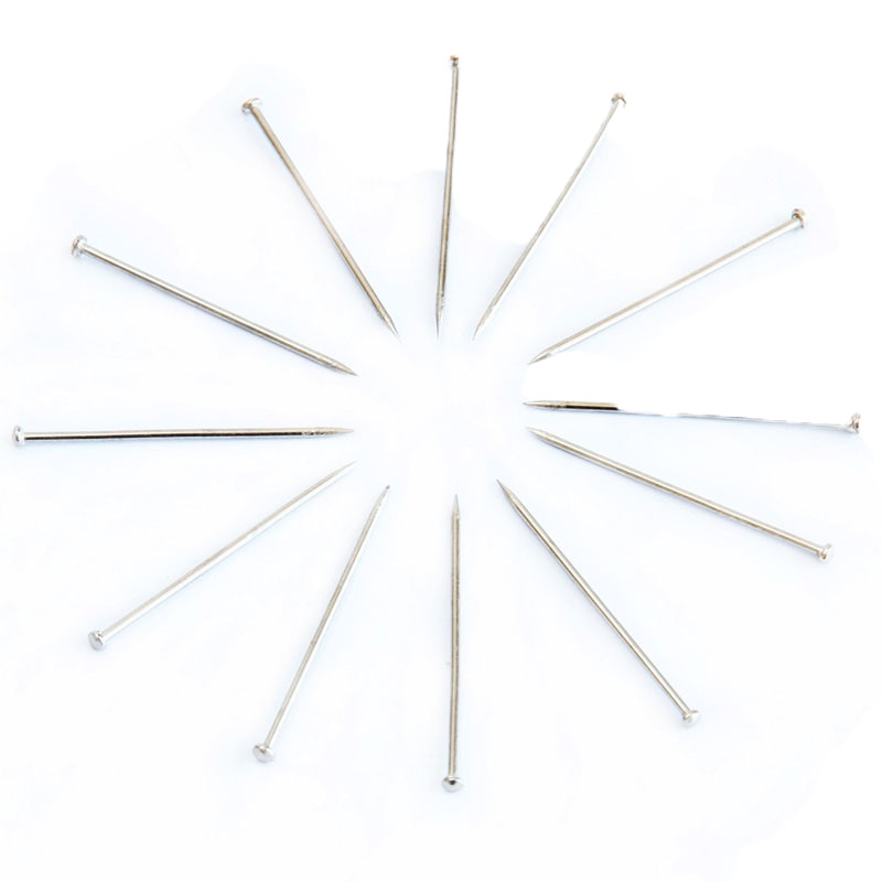 得力deli 0016 大头针针长25MM 镀镍大头钉 直别针 办公用品文具用品20盒价