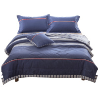 简约条纹几何可水洗纯棉夏凉被维科家纺全棉夏被儿童学生空调被