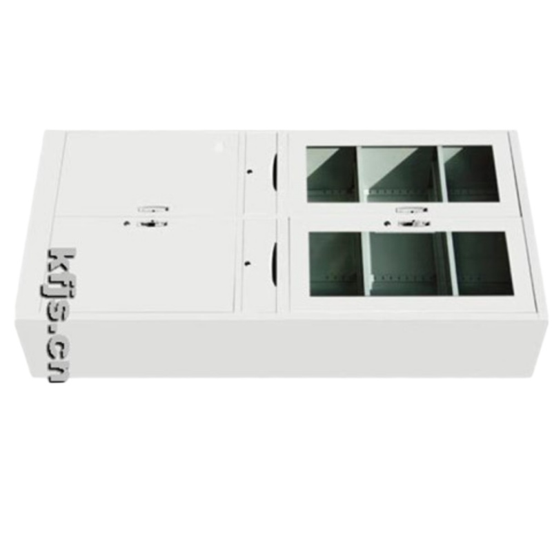 富源凯丰 文件柜 加厚铁柜二屉平开 灰色 900*390 *1850（1套）