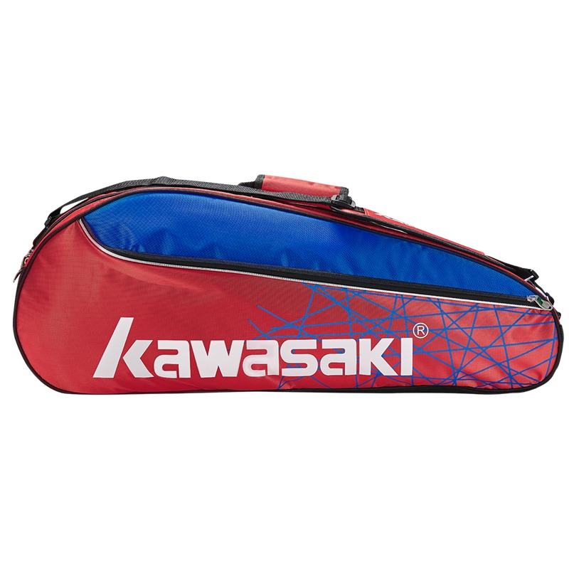Kawasaki/川崎 8304D单肩羽毛球包羽包男女款通用款单肩包大容量3支装手提便携羽毛球袋运动包