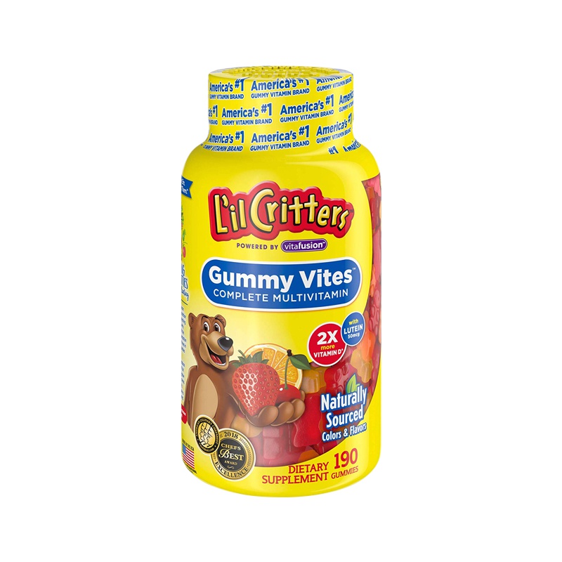 L'il Critters丽贵 复合多种维生素小熊软糖 190粒/瓶 2岁以上
