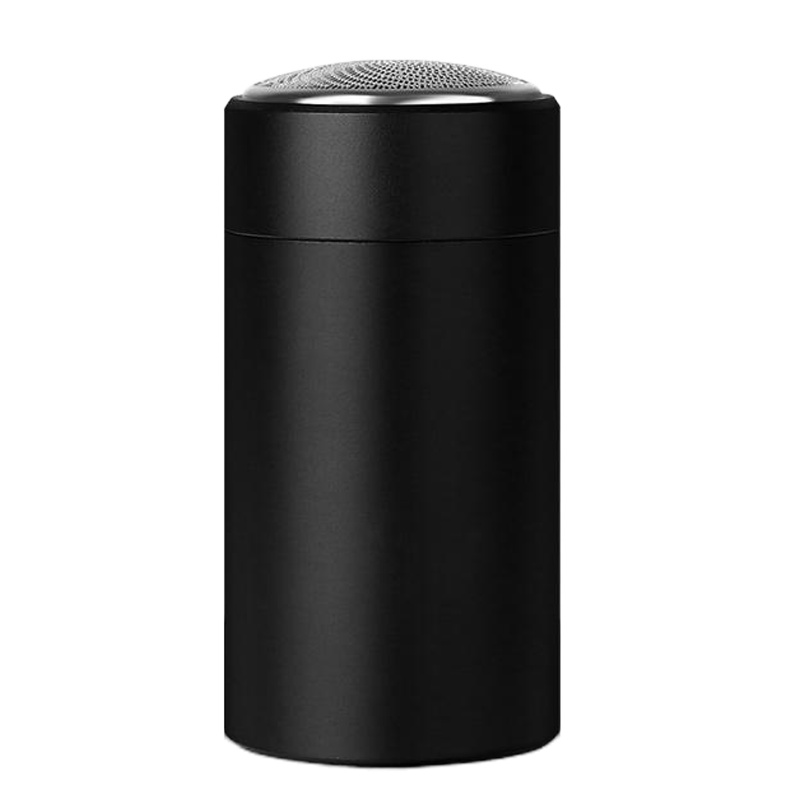 迷你商务便携式电动剃须刀学生随身个性可充电USB充电刮胡刀车载 摩卡黑-[全金属机身-超长待机]