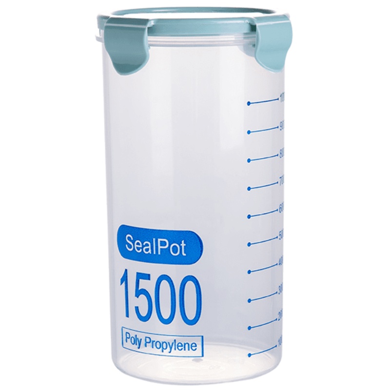 权夫人厨房带盖密封罐塑料零食五谷杂粮收纳盒储存罐子食品储物罐奶粉罐