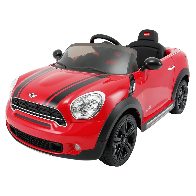 星辉(Rastar)宝马mini儿童电动车四轮宝宝童车3-6岁小孩电动车电瓶车82800单驱红色