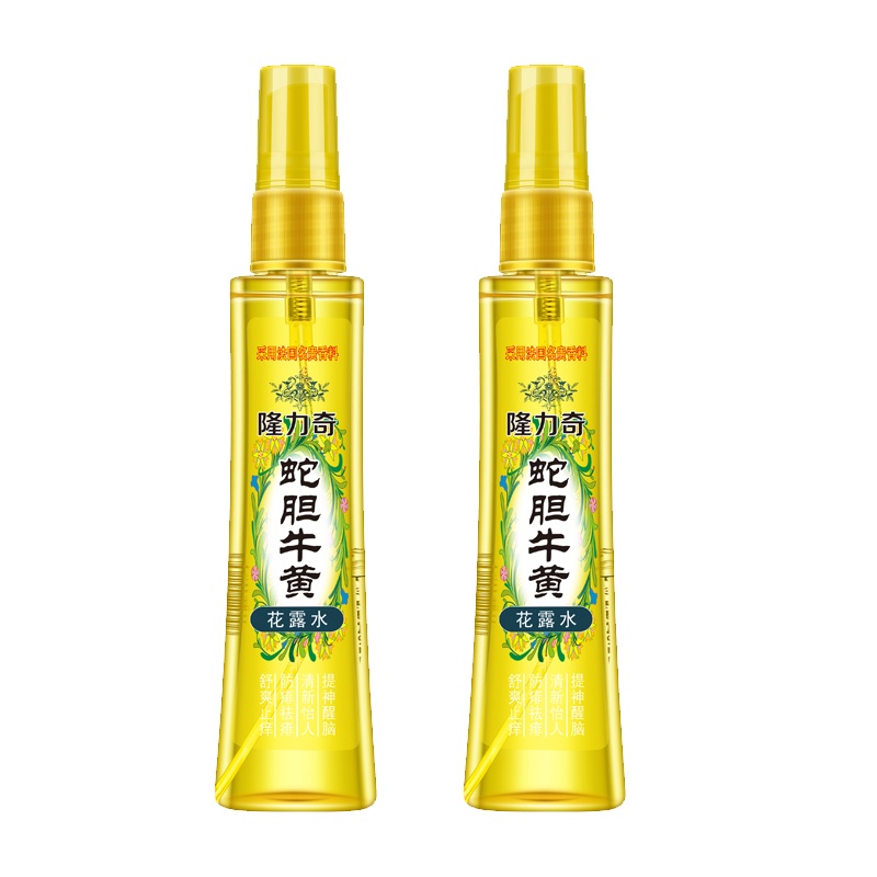 隆力奇蛇胆牛黄花露水95ml *2