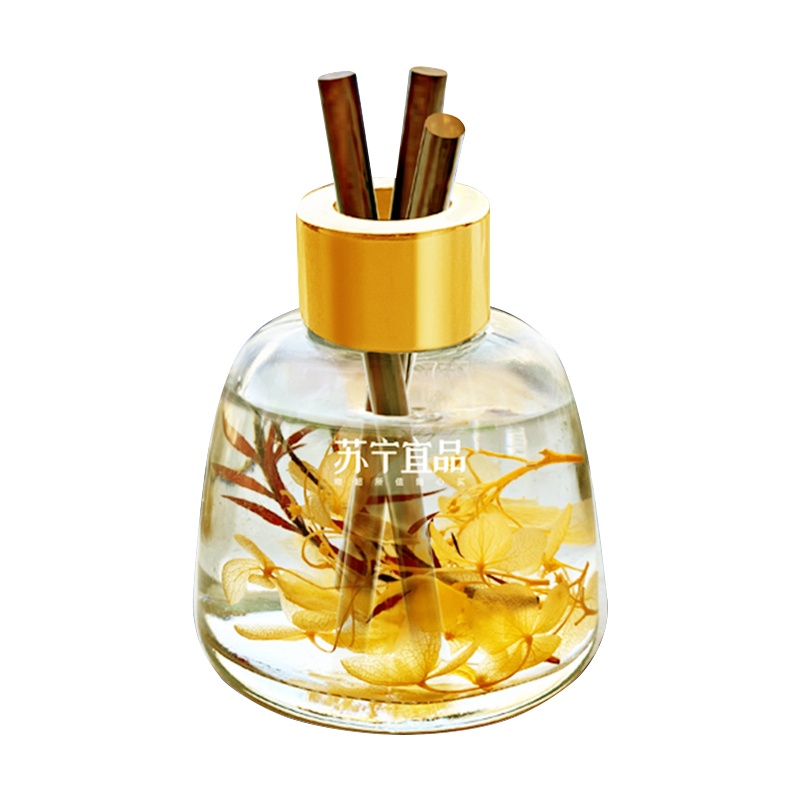 苏宁宜品无火藤条液体香薰持久淡香清新车载家用办公室香薰摆件随机香型2瓶装